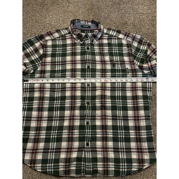 Woolrich Flannel Shirt Mens XL Plaid Trout Run Outdoor Long Sleeve Button Up - Picture 4 of 9